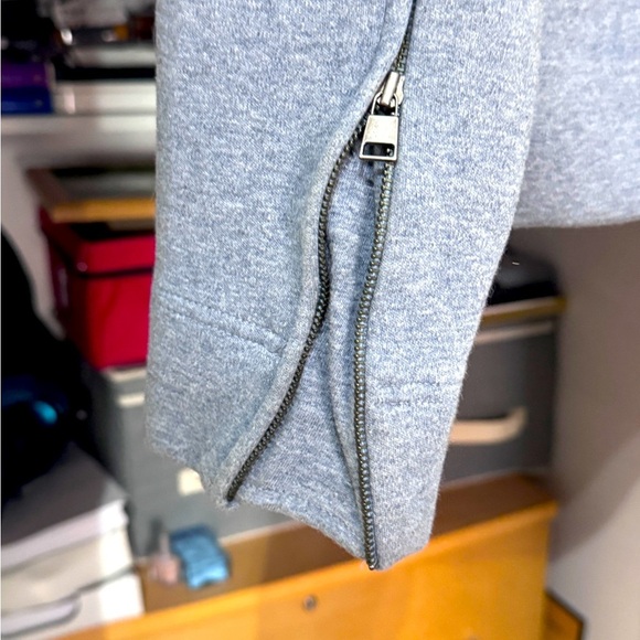 🧥Stunning Style Banana Republic Light Blue Grey Men’s Zip-Up Jacket - Size Large - Picture 8 of 15